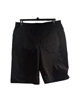 Rd Black Pull On Shorts Size 16 Stretch Comfort Casual Summer